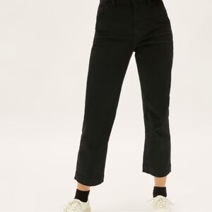 EVERLANE Straight Leg Cropped W6 Black
